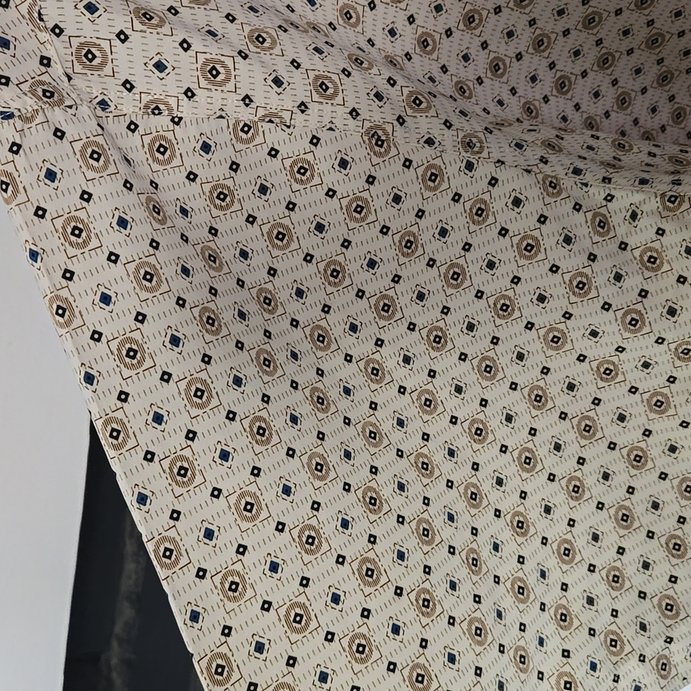 Haband Travelers Cream Patterned Shirt - Picture 2 of 11